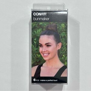 Conair 6pc Hair Bun Maker Brown